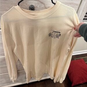Surf Style Cream Long Sleeve Tee